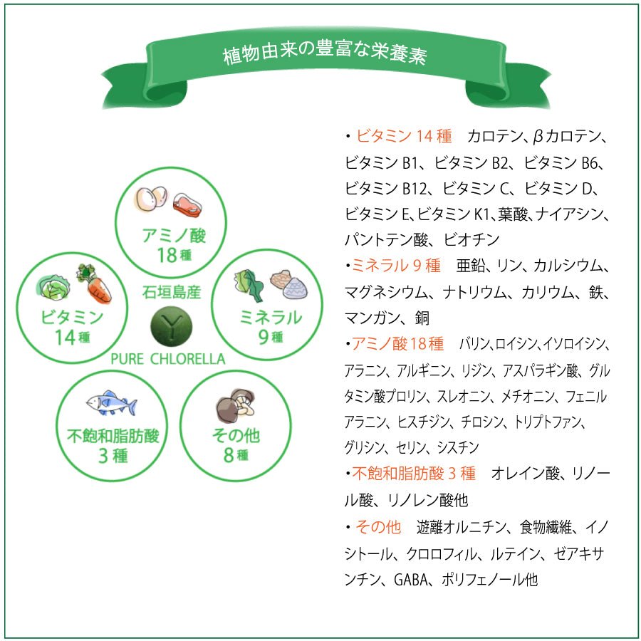 八重山クロレラ 100％－無添加ピュアクロレラ - 株式会社ロゴスコーポレーション