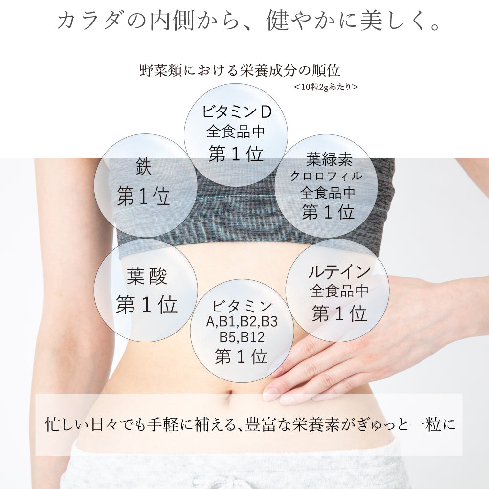 【 ピュアクロレラ 】 八重山クロレラ 900粒｜石垣島産・添加物不使用