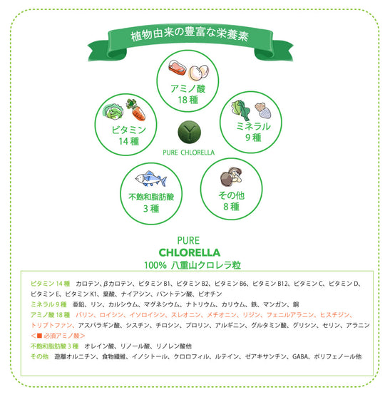 八重山クロレラ 300粒 ／ 添加物不使用 ピュアクロレラ　